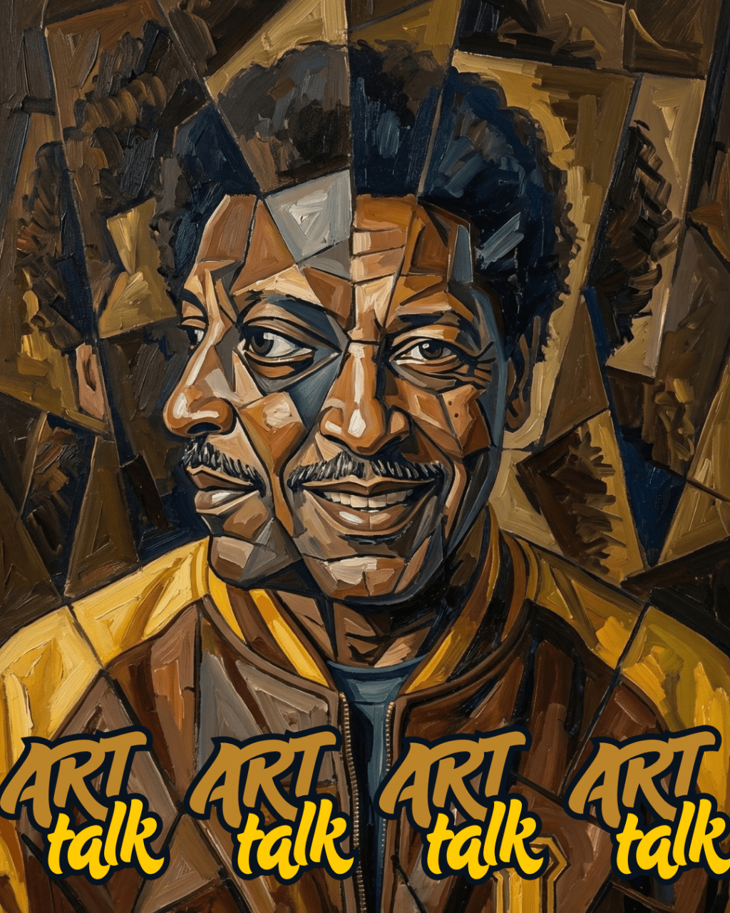 Poster for Art Talk at Mellen Street in Phoebus